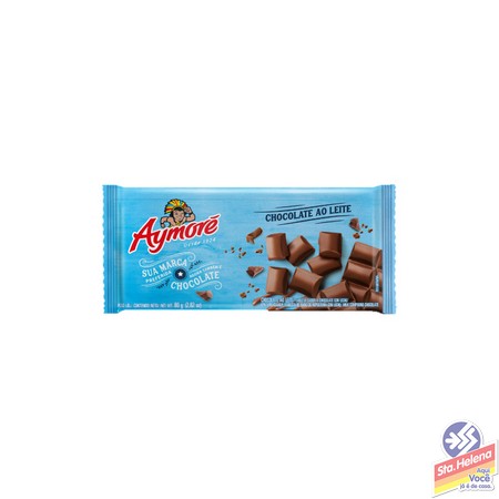 CHOC AYMORE AO LEITE 80G