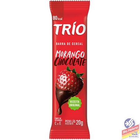 BARRA CEREAL TRIO MOR CHOC 20G