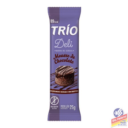 BARRA CEREAL TRIO MOUSSE DE CHOC 20G