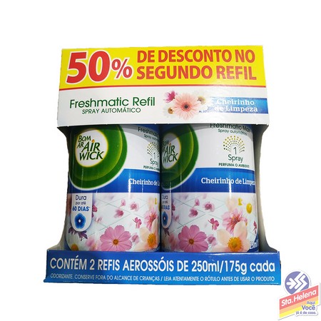 REF BOM AR FRES CH LIMP 250ML 50 DSC NO2