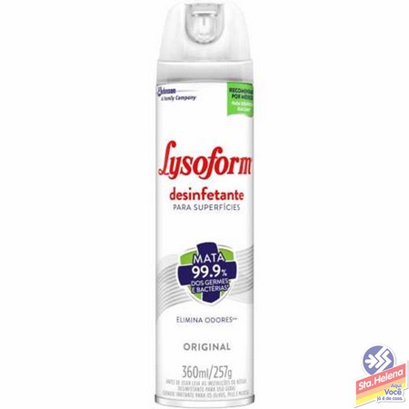 DESINF LYSOFORM ORIGINAL SPRAY 360ML