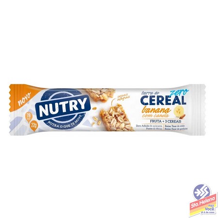 BARRA CEREAIS NUTRY ZERO BAN CANELA 66G