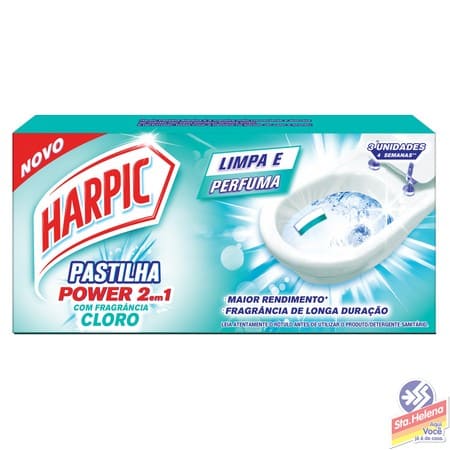 PAST ADESIVA HARPIC 2EM1 CLORO 3 UND
