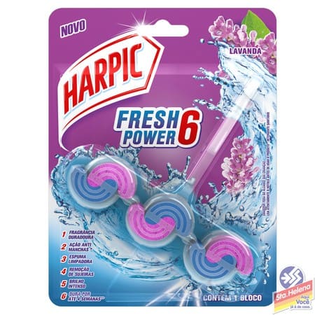 HARPIC BLOCO SANIT FRESH POW LAVANDA1UND