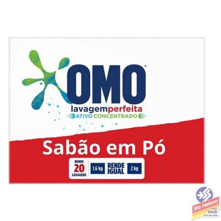 LAVA ROUPA SANIT OMO LAV PERFEITA 1 6KG