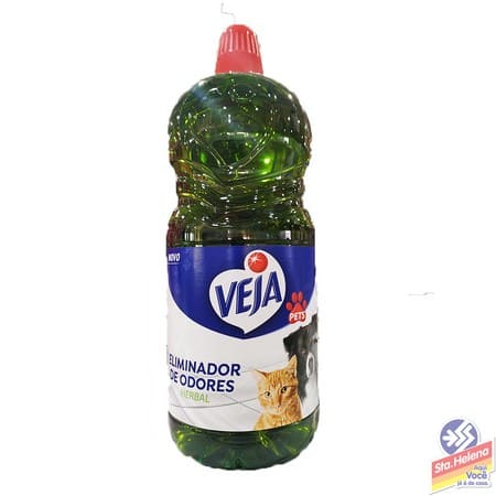 VEJA ELIMINADOR ODORES PETS HERBAL 2LT