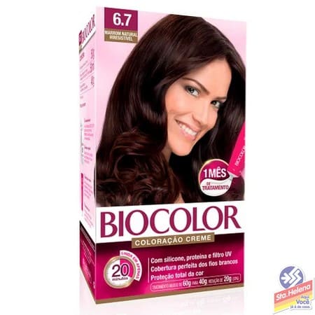 TINTURA BIOCOLOR MARROM NAT IRRESIST 6 7