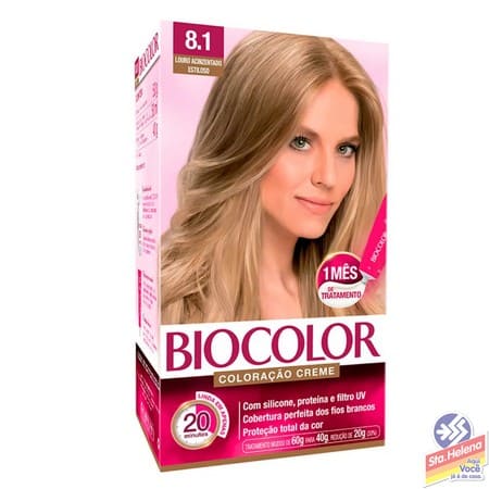 TINTURA BIOCOLOR LOURO ACINZ ESTILO 8 1