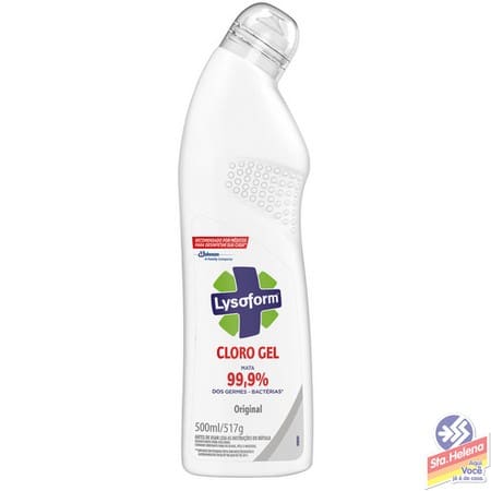 DESINF LYSOFORM CLORO GEL ORIGINAL 500ML