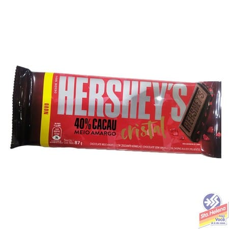 CHOC HERSHEYS MEIO AMARGO 40  CACAU 87G