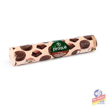 BISC PIRAQUE RECHEADO CHOCOLATE 160G