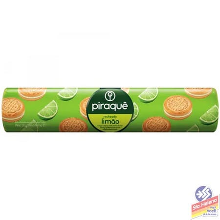 BISC PIRAQUE RECHEADO LIMAO 160G