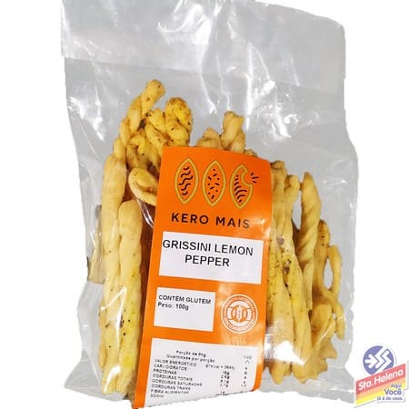 GRISSINI KERO MAIS LEMON PEPPER 100G