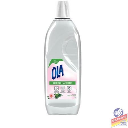 LAVA ROUPA OLA NAT AGUA DE ROSAS FCO 1L