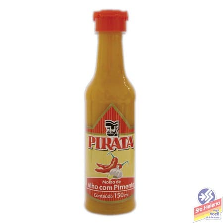 MOLHO ALHO C PIMENTA PIRATA PET 150ML
