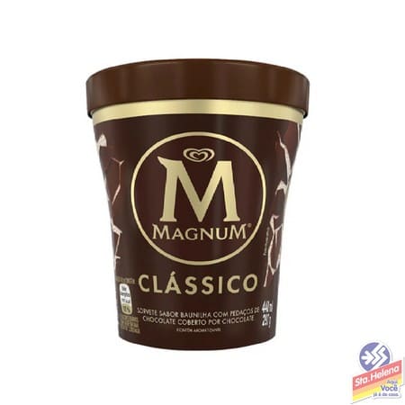 SORVETE KIBON MAGNUM PINT CLASSICO 440ML