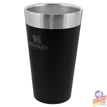 COPO TERMICO STANLEY PTO SEM TAMPA 473ML