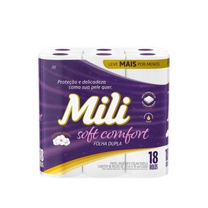 PAPEL HIG MILI F DUPLA COMFORT 30M 18UND