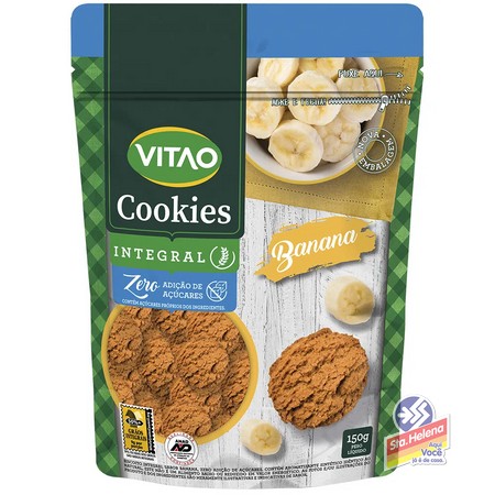 COOKIES VITAO INT ZERO BANANA 150G
