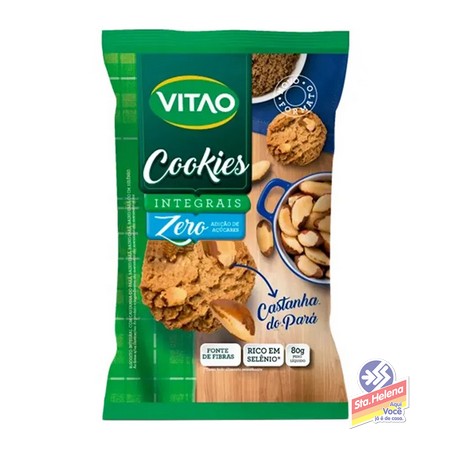 COOKIES VITAO INT ZERO CAST DO PARA 80G