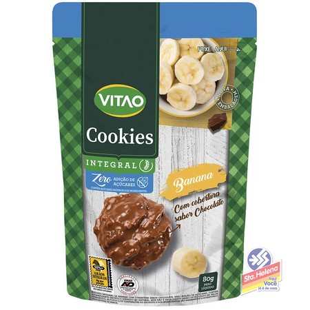 COOKIES VITAO INT ZERO BANANA COB 80G