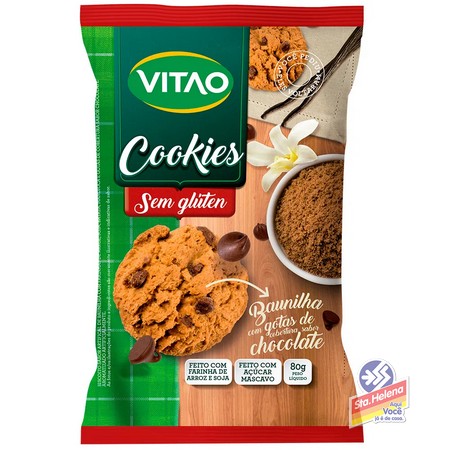COOKIES VITAO S GLUTEN BAUN C GOTAS 80G