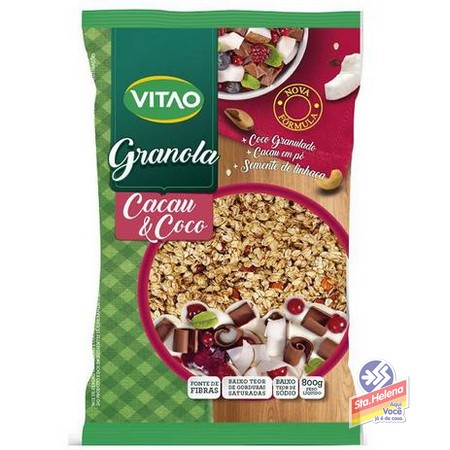GRANOLA VITAO CACAU E COCO 800G