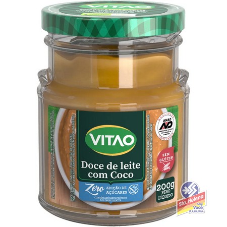 DOCE LEITE VITAO ZERO ACUC C COCO 200G