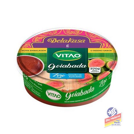 GOIABADA VITAO ZERO ACUCAR POTE 270G