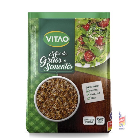 MIX GRAOS E SEMENTES VITAO 150G