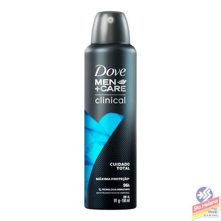 DESOD DOVE CLINIC CUID TOT MEN AER 150ML