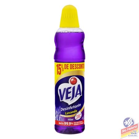 VEJA DESINF LAVANDA 480ML 15 DESC