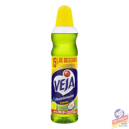 VEJA DESINF LIMAO 480ML 15 DESC