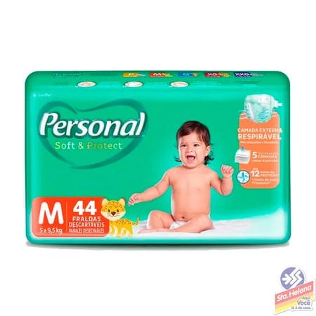 FRALDA PERSONAL SOFT   PROTECT MED 44UND