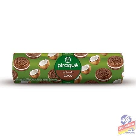 BISC PIRAQUE RECHEADO COCO 160G
