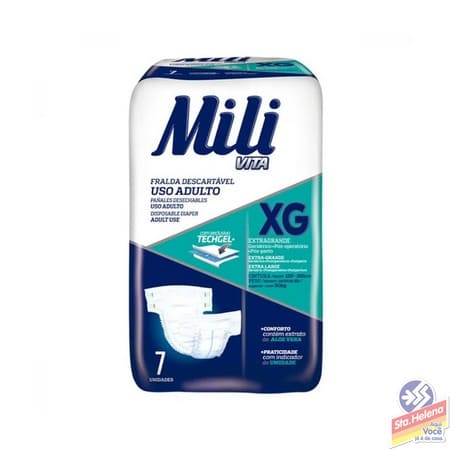 FRALDA MILI VITA ADULTO XG C 7UND