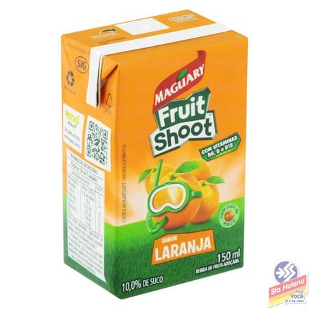 SUCO FRUIT SHOOT LARANJA 150ML