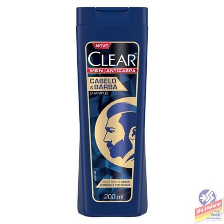 SH CLEAR ANTICASPA MEN CABELO BARBA200ML