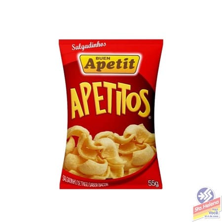 SALGADINHOS APETITOS BACON 55G
