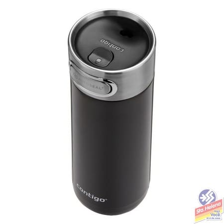 COPO TERMICO LUXE AUTOSEAL PRETO 473ML