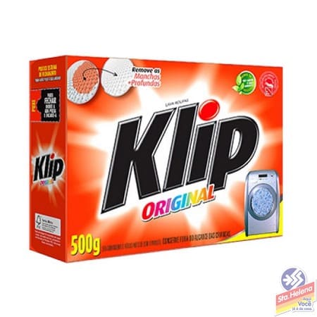 DETERG EM PO KLIP 500G