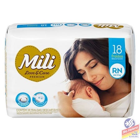 FRALDA MILI LOVE CARE RN C 18UND