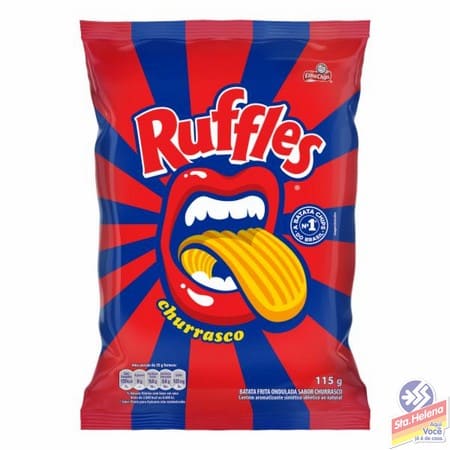 BATATA RUFFLES CHURRASCO PTE 115G