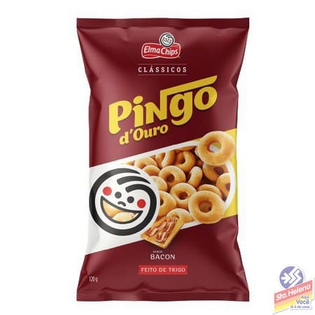 SALGADINHO PINGO DOURO BACON PTE 120G