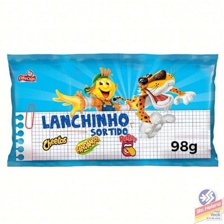 LANCHINHO SORTIDO ELMA CHIPS C 5UND 98G