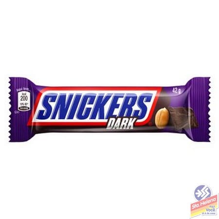 CHOC RECHEADO SNICKERS DARK 42G