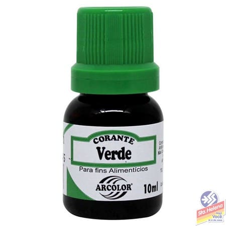 CORANTE ARCOLOR VERDE 10ML