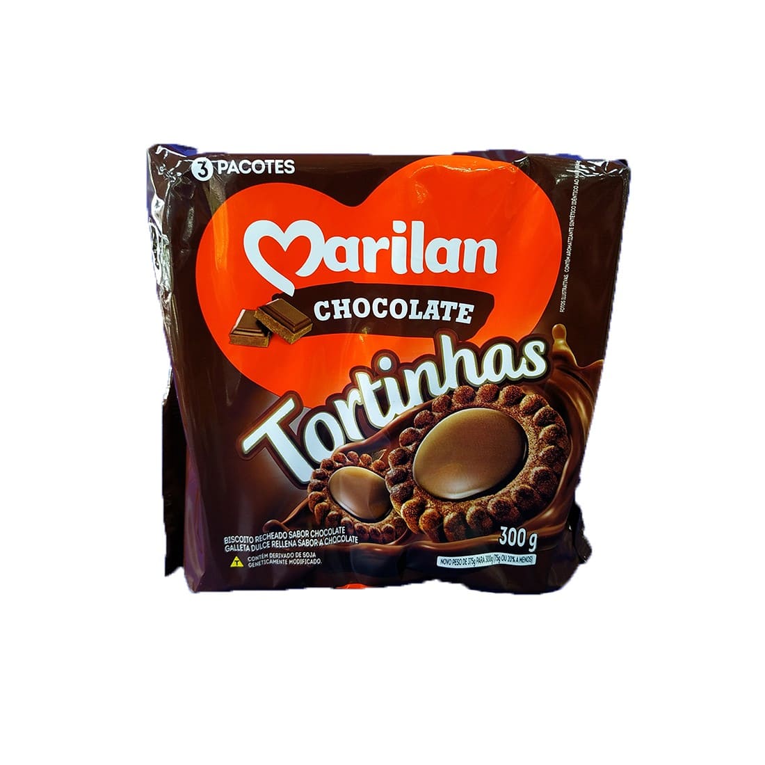 BISC MARILAN DOCE SABOR TORTA CHOC 300G