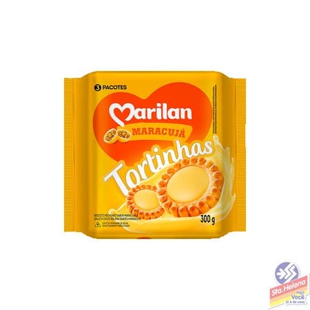 BISC MARILAN SABOR TORTA MARACUJA 300G