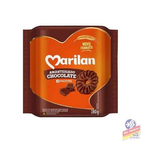 BISC MARILAN AMANTEIGADO CHOCOLATE 280G